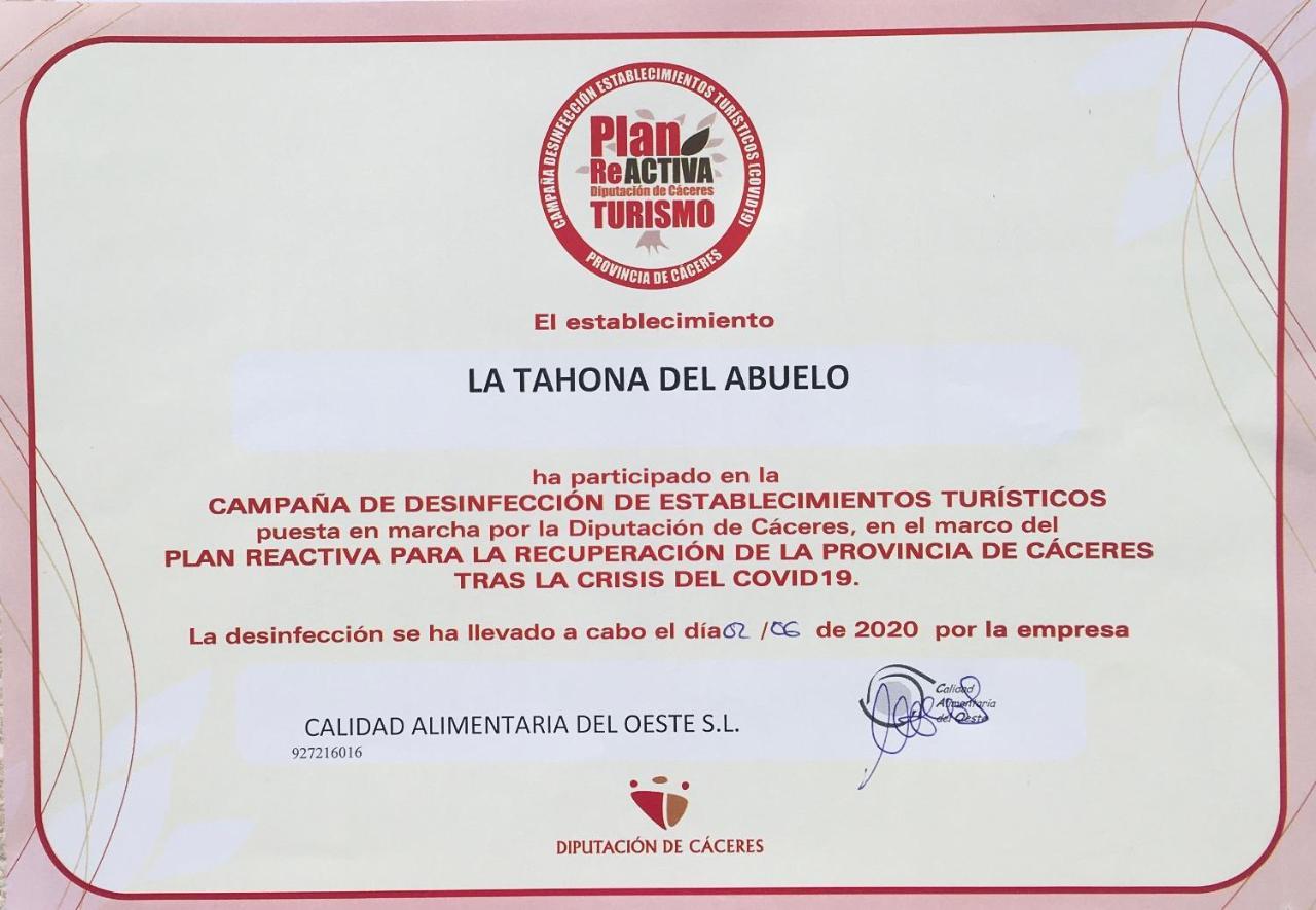 Casa - Apartamento Rural La Tahona Del Abuelo Plasenzuela Zewnętrze zdjęcie